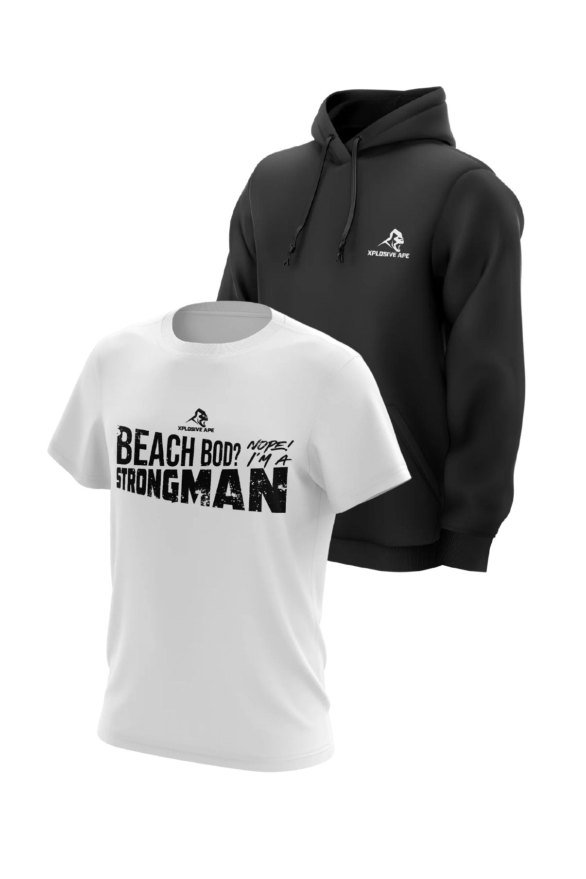 XAPE Prime Hoodie & Bod Tee Combo - Black/White