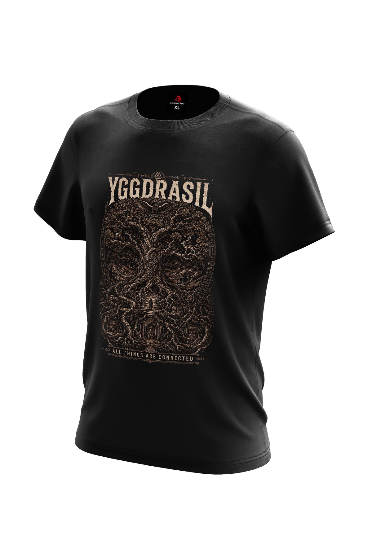 XAPE Yggdrasil Tee - Black
