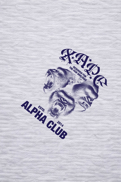 XAPE Alpha Club Reserved Tee - Sports Grey