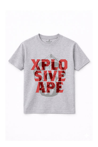 XAPE Ape Head Tee - Sports Grey