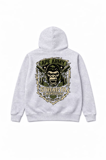 XAPE Army Hoodie - Sports Grey