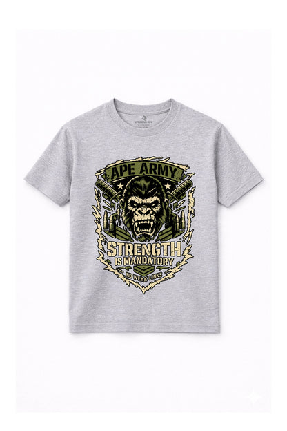 XAPE Army Tee - Sports Grey