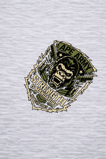 XAPE Army Tee - Sports Grey
