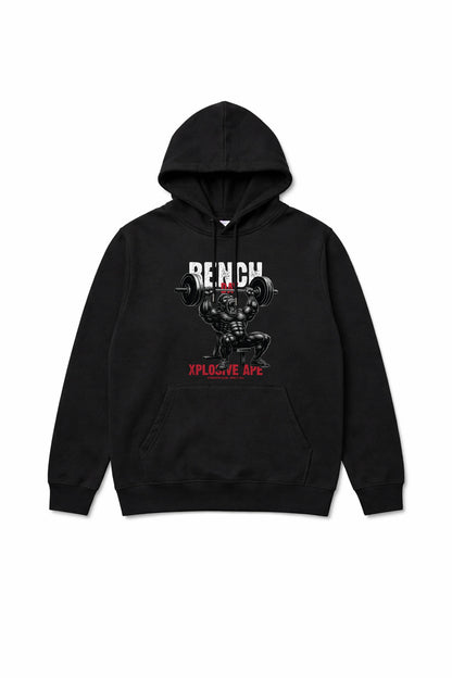 XAPE Bench Day V4 String Hoodie - Black