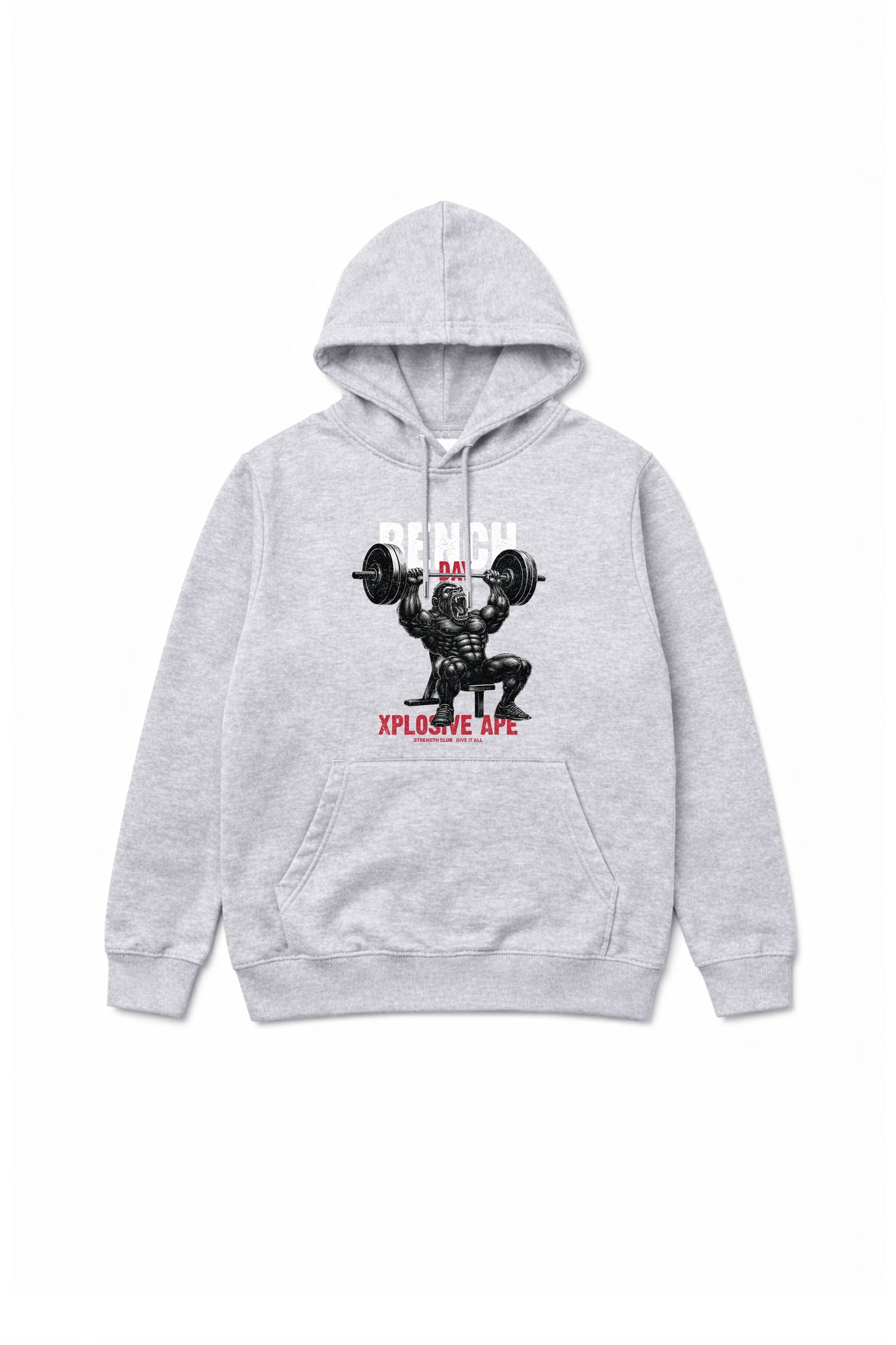 XAPE Bench Day V4 String Hoodie - Sports Grey