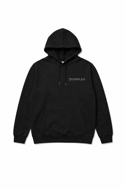 XAPE Bloodchrome String Hoodie - Black