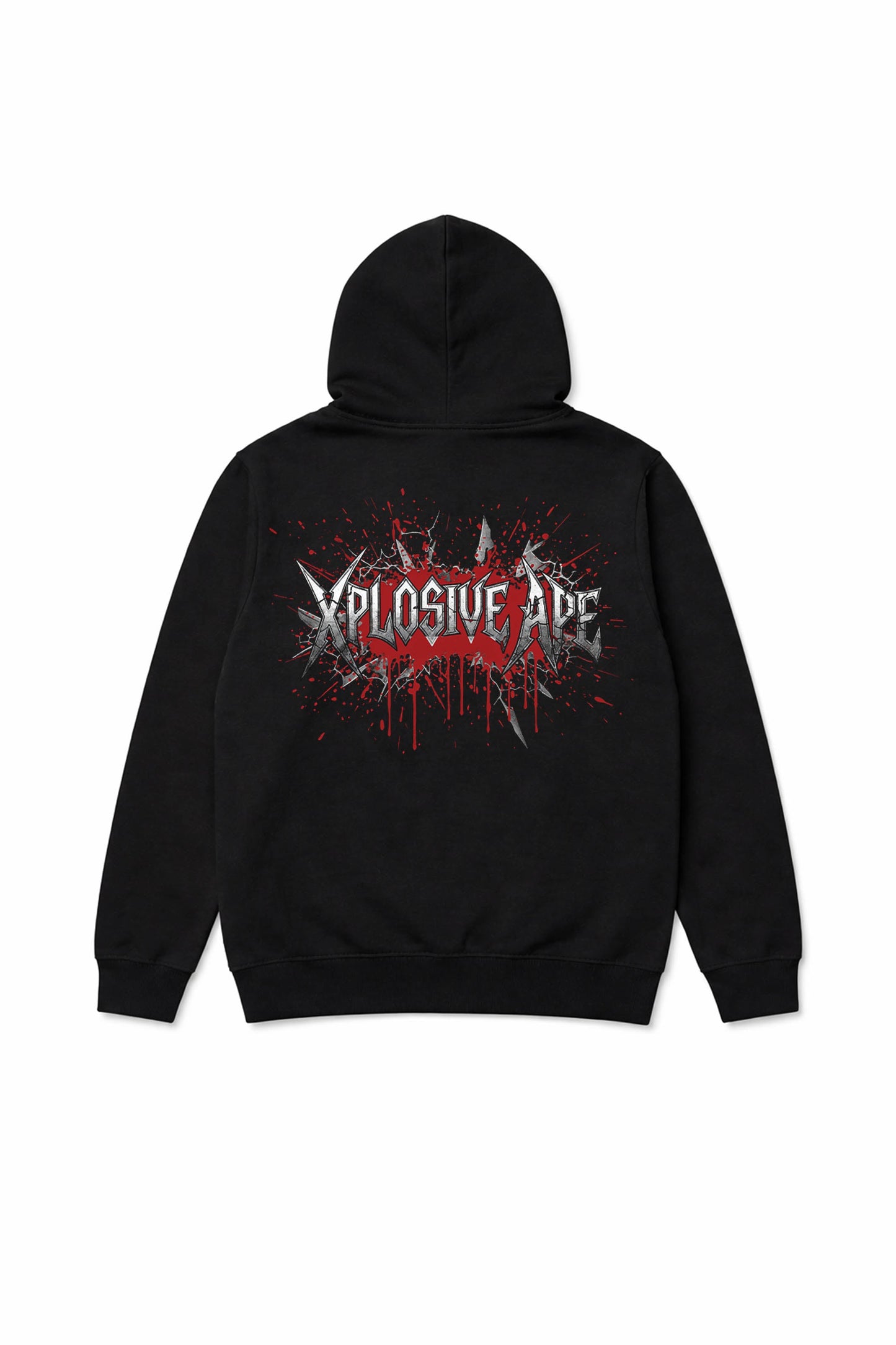 XAPE Bloodchrome String Hoodie - Black