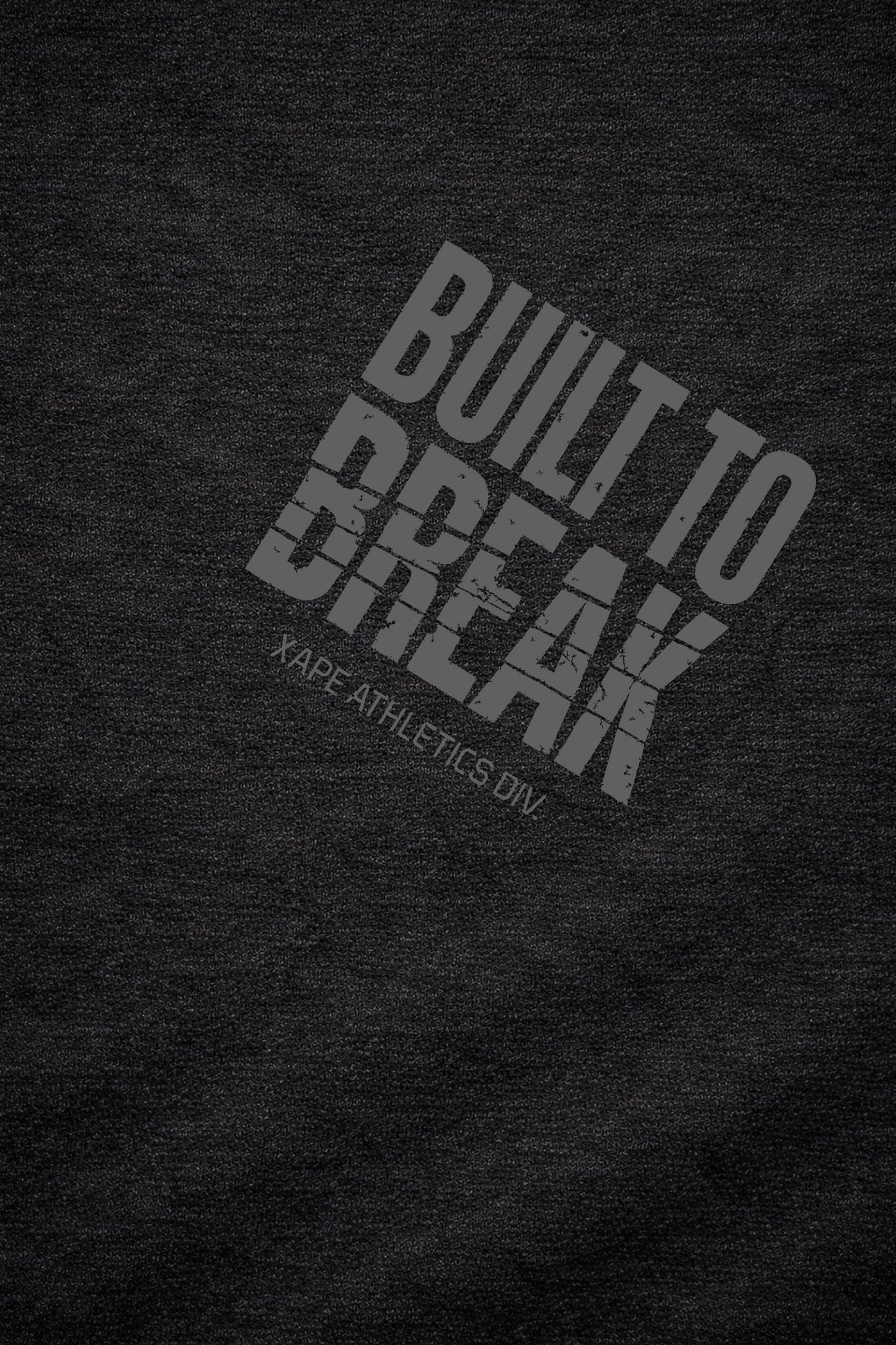 XAPE Built To Break String Hoodie - Black