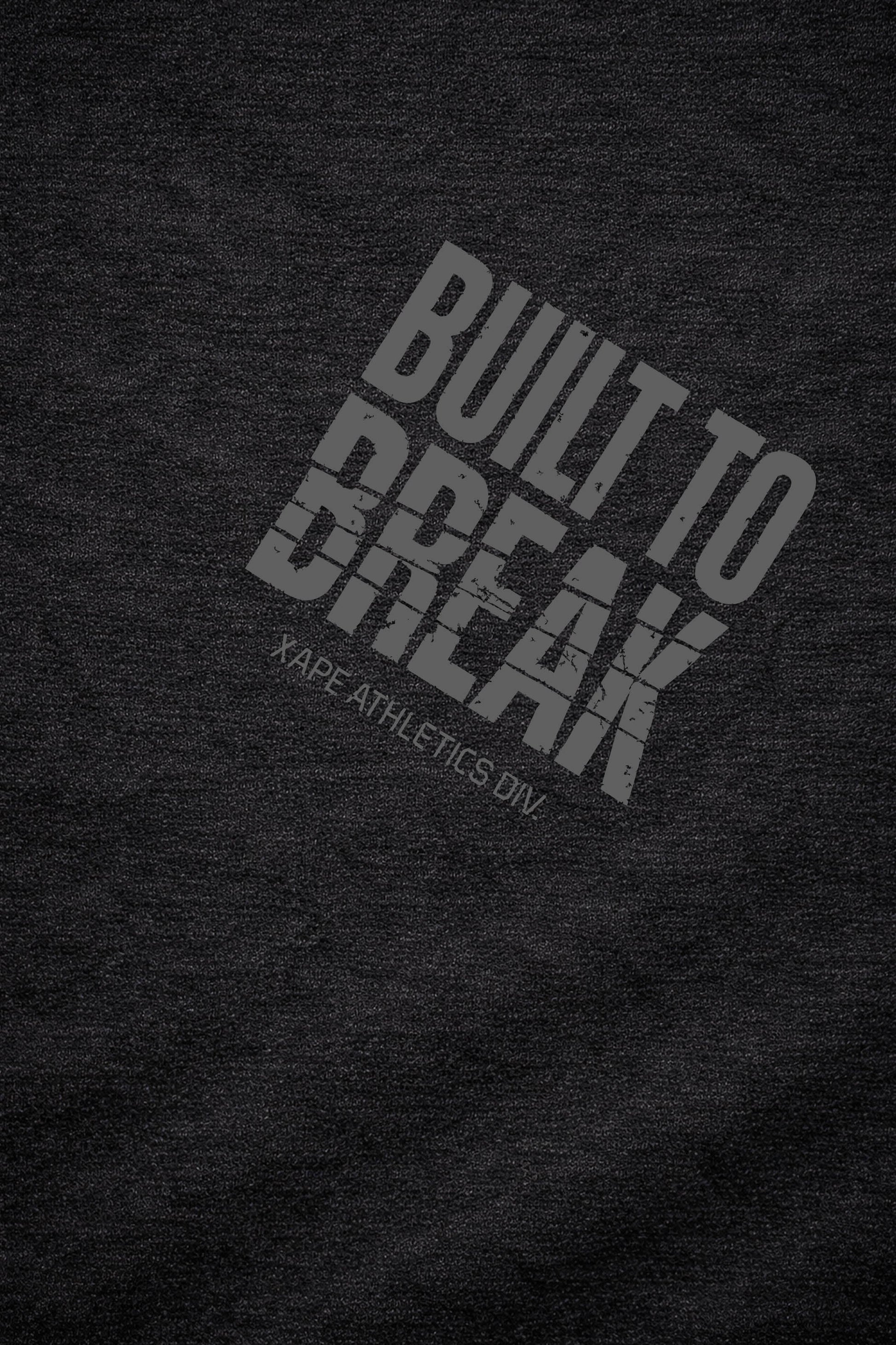 XAPE Built To Break String Hoodie - Black