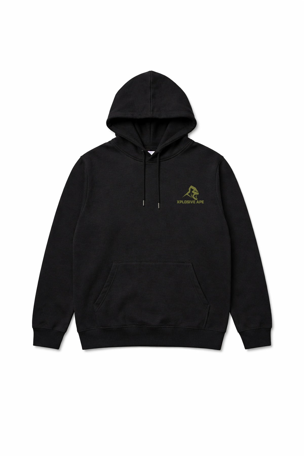XAPE Head Down String Hoodie - Black