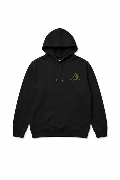 XAPE Head Down String Hoodie - Black