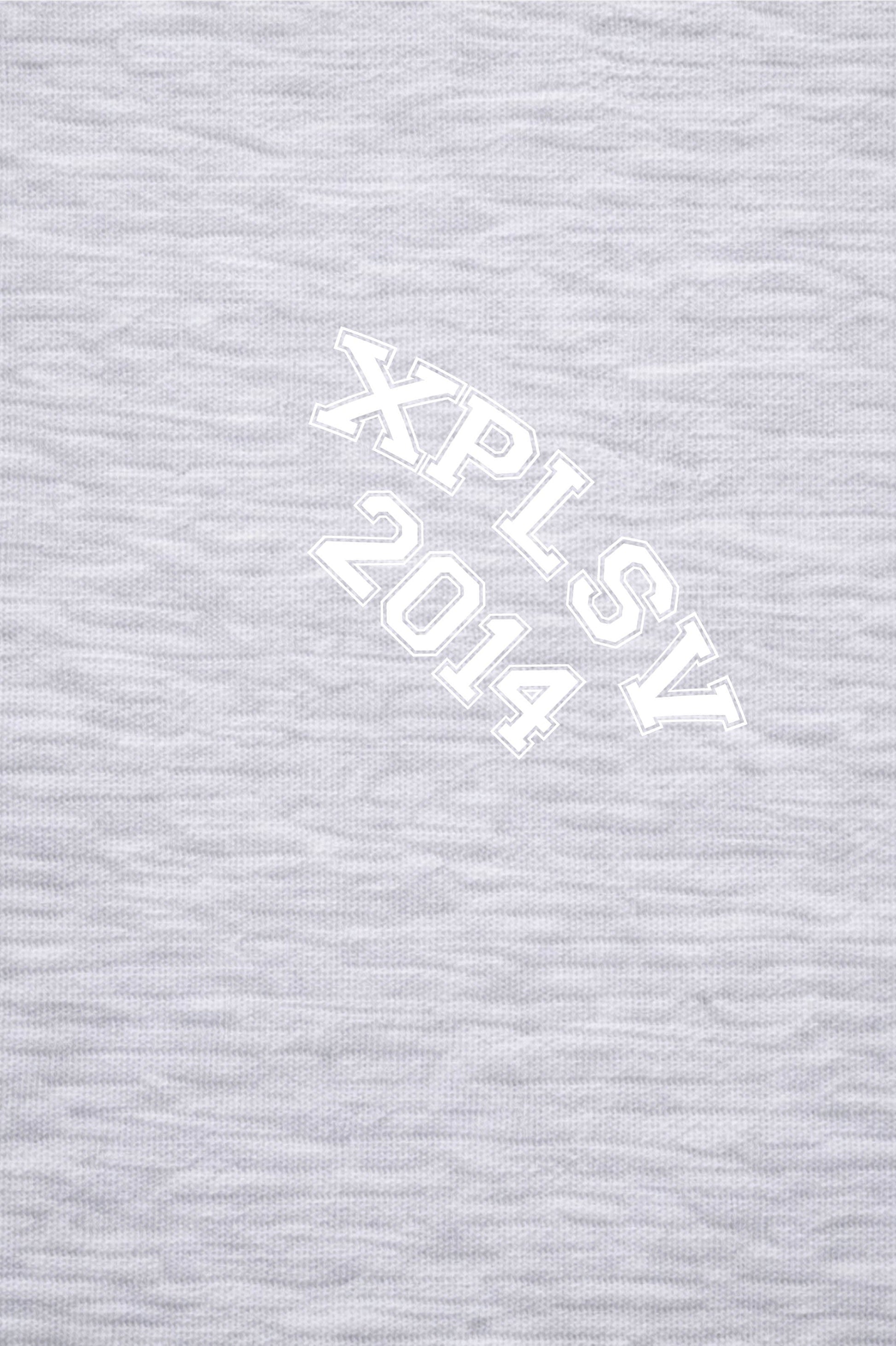 XAPE Campus Script Tee - Sports Grey