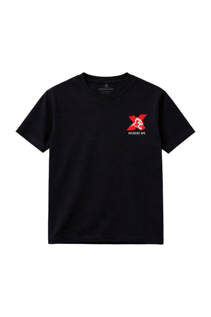 XAPE Chalk Grit Tee - Black