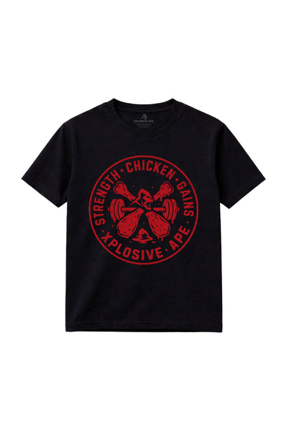 XAPE Chicken Shop Badge Tee - Black