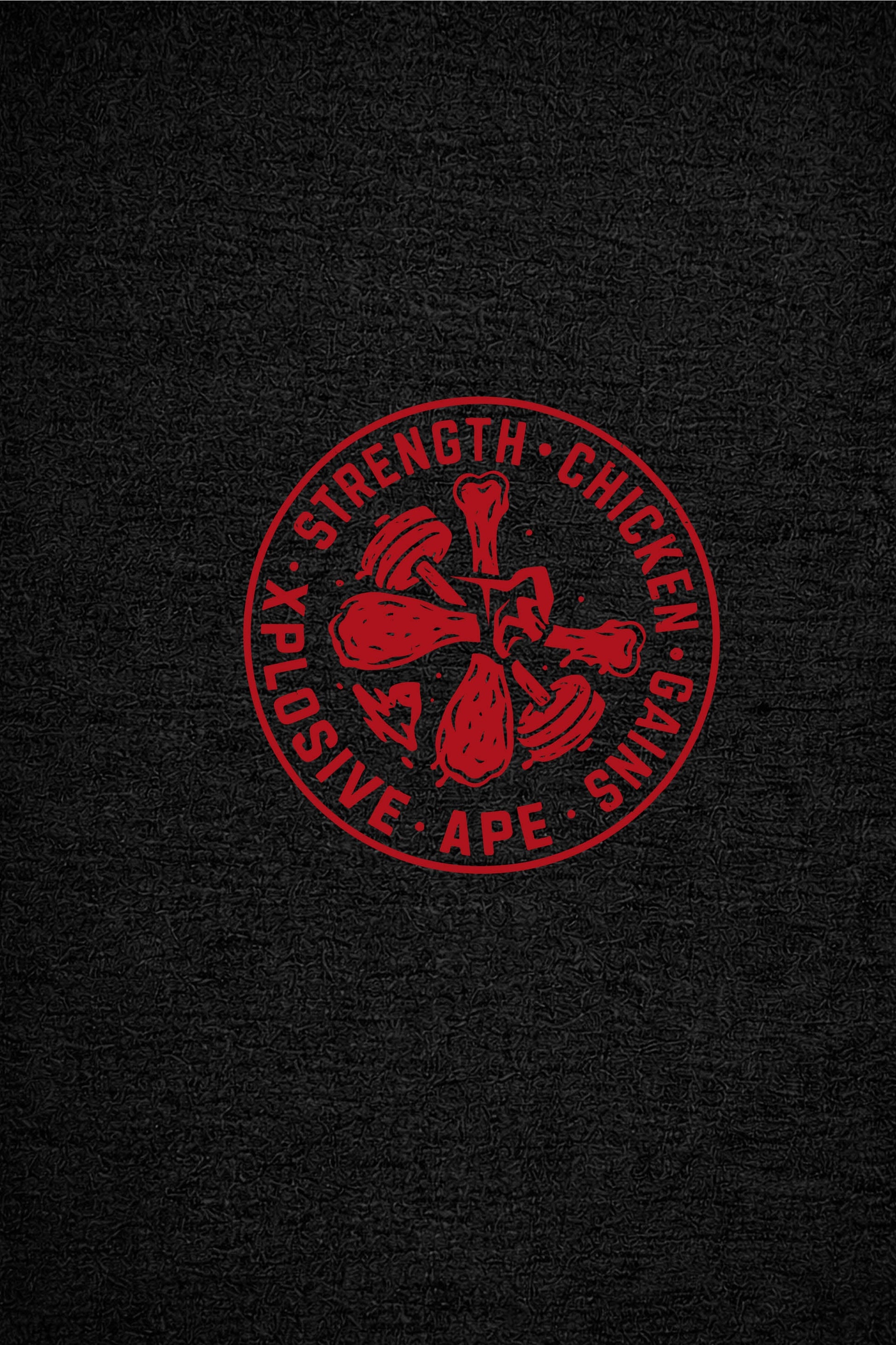 XAPE Chicken Shop Badge Tee - Black