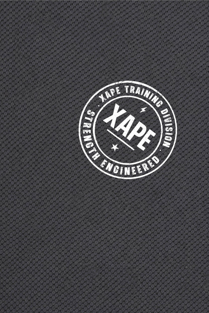 XAPE Classic Badge Logo X Tech Tee - Charcoal