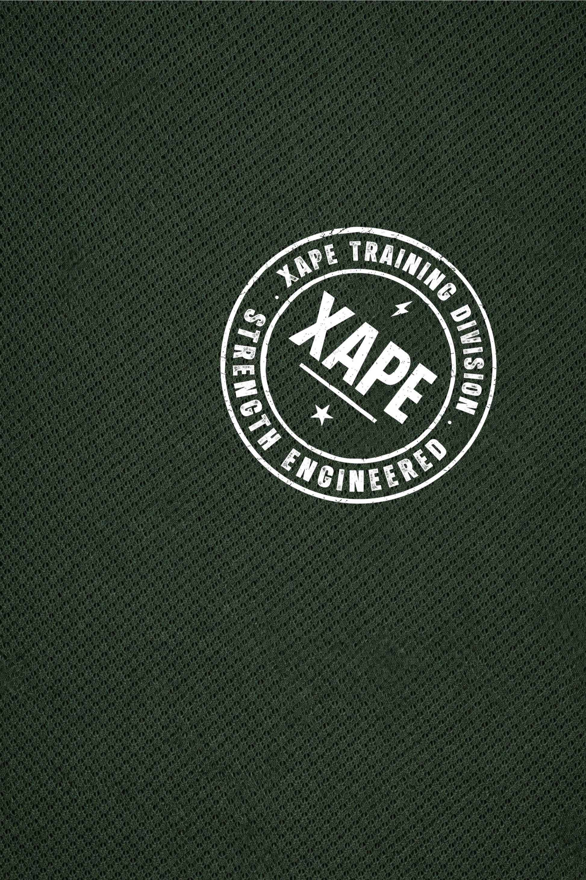 XAPE Classic Badge Logo X Tech Tee - Forest Green
