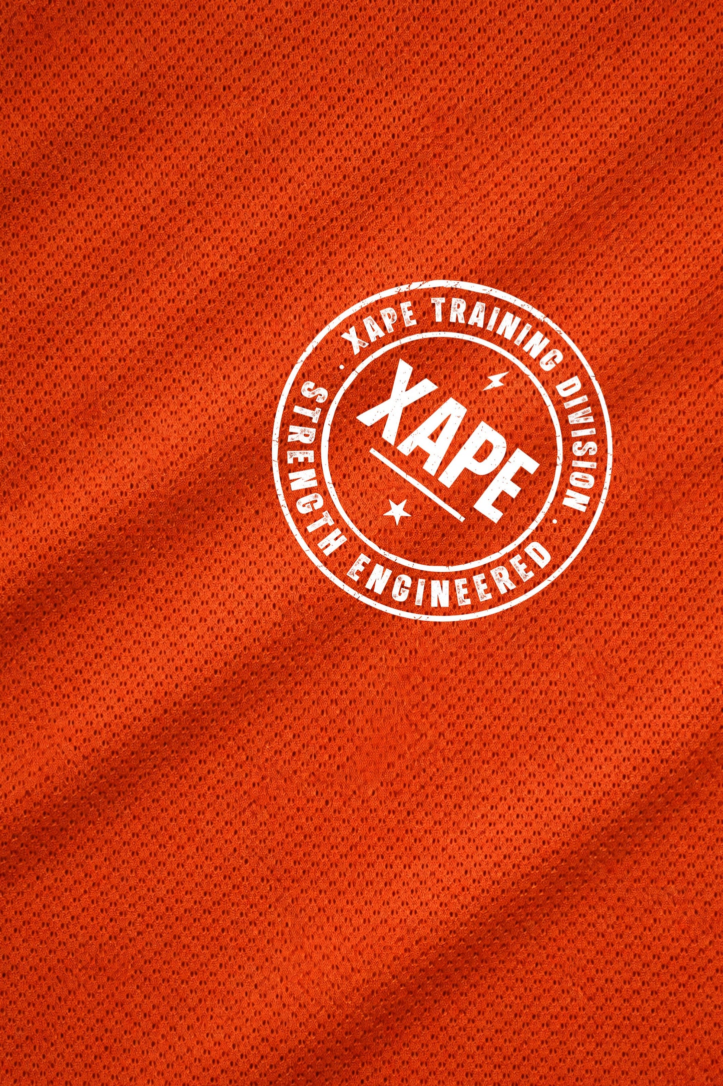 XAPE Classic Badge Logo X Tech Tee - Orange