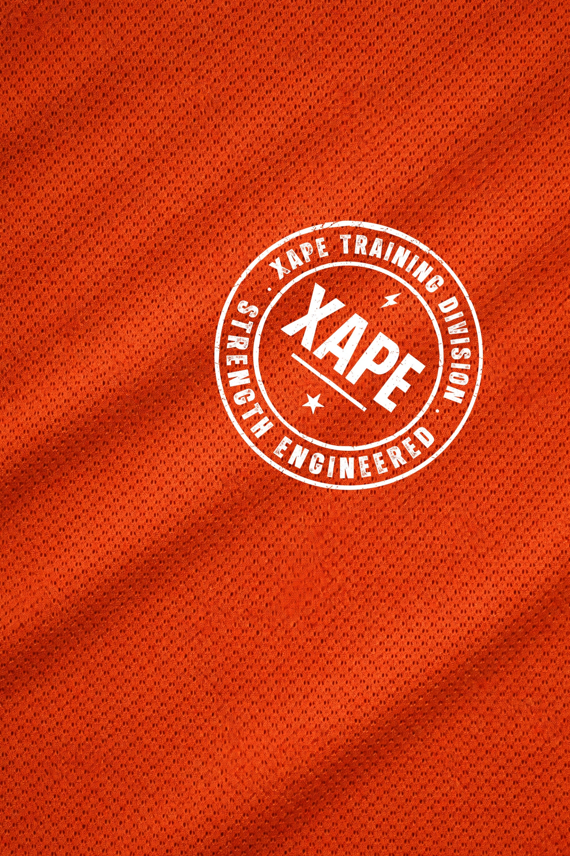 XAPE Classic Badge Logo X Tech Tee - Orange