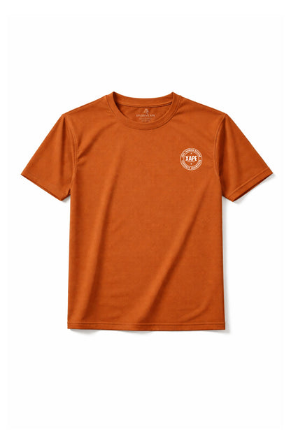 XAPE Classic Badge Logo X Tech Tee - Orange