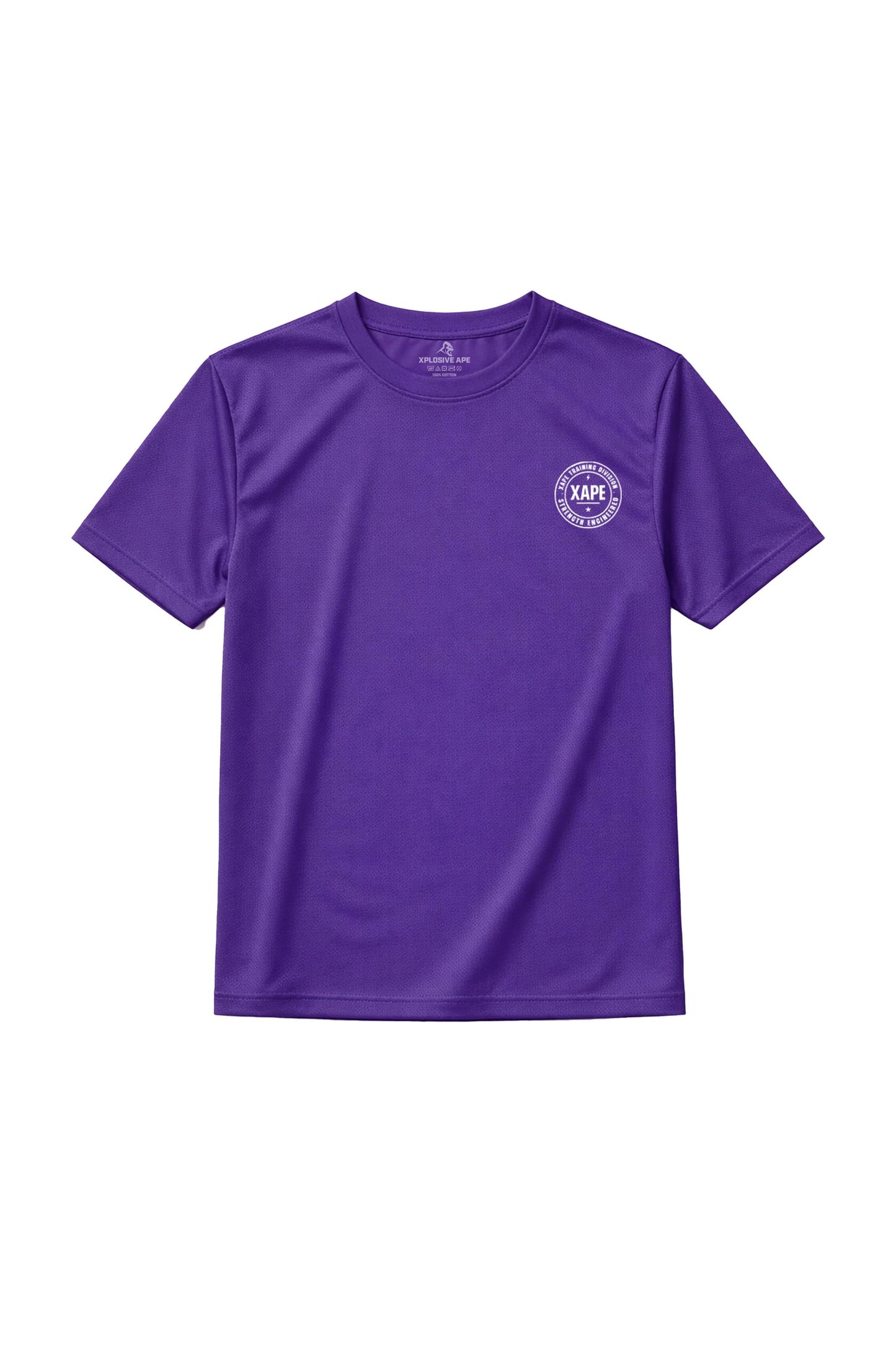 XAPE Classic Badge Logo X Tech Tee - Purple
