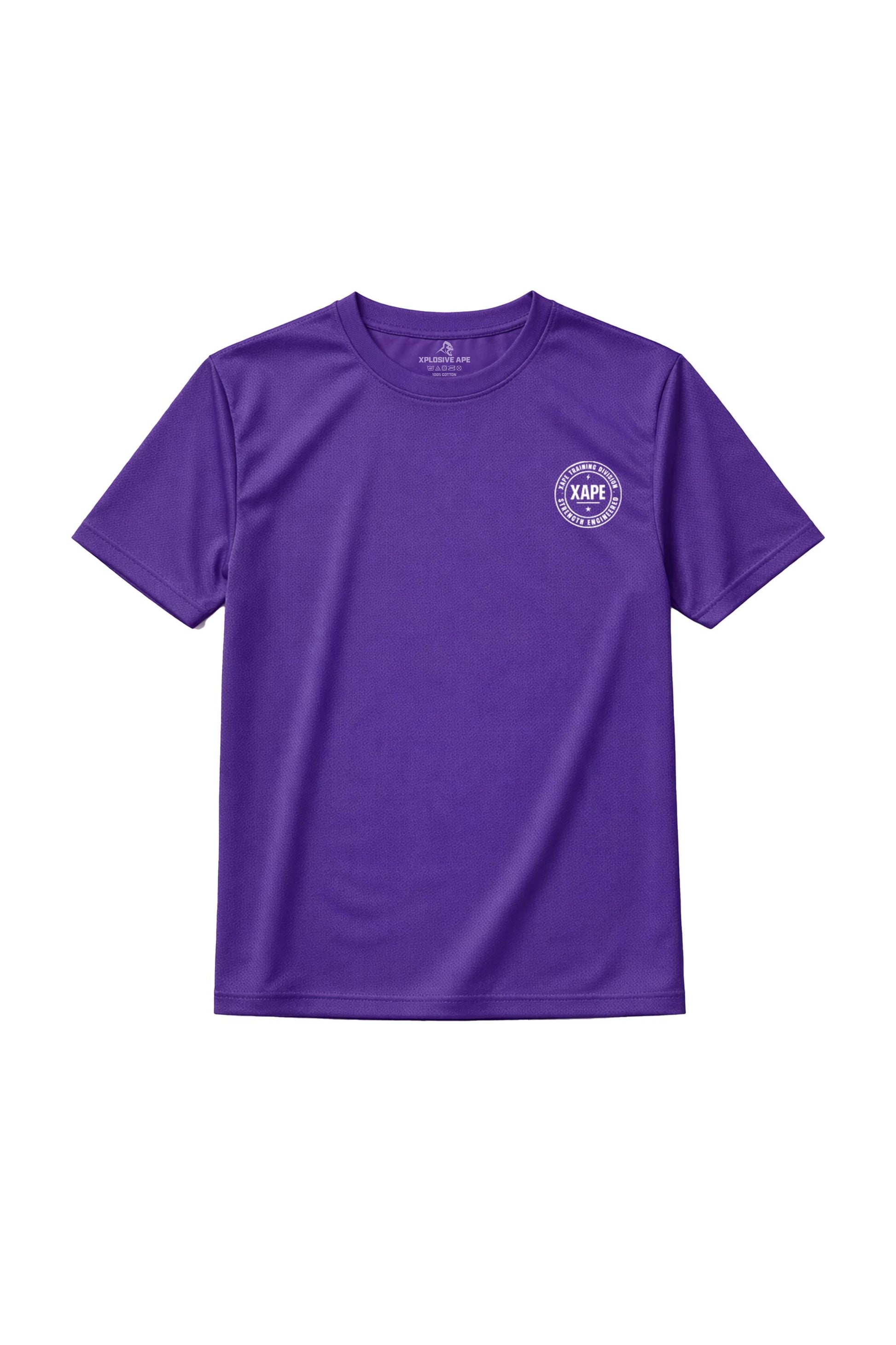 XAPE Classic Badge Logo X Tech Tee - Purple