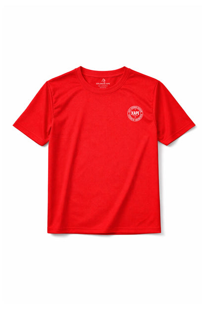 XAPE Classic Badge Logo X Tech Tee - Red