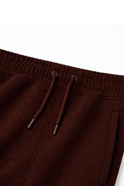 XAPE Classic Brush Script Joggers - Chocolate