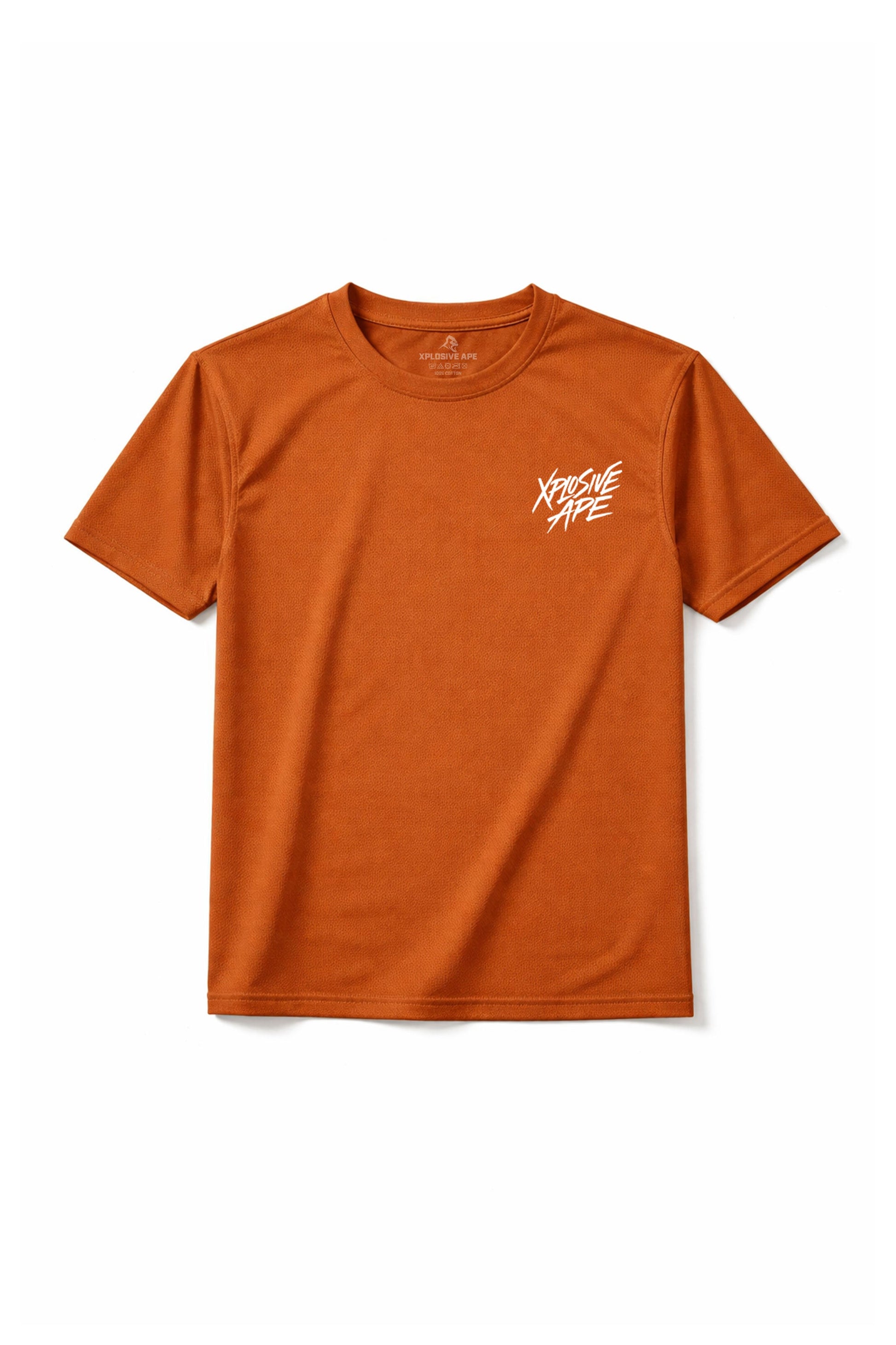 XAPE Classic Brush Script X Tech Tee - Orange