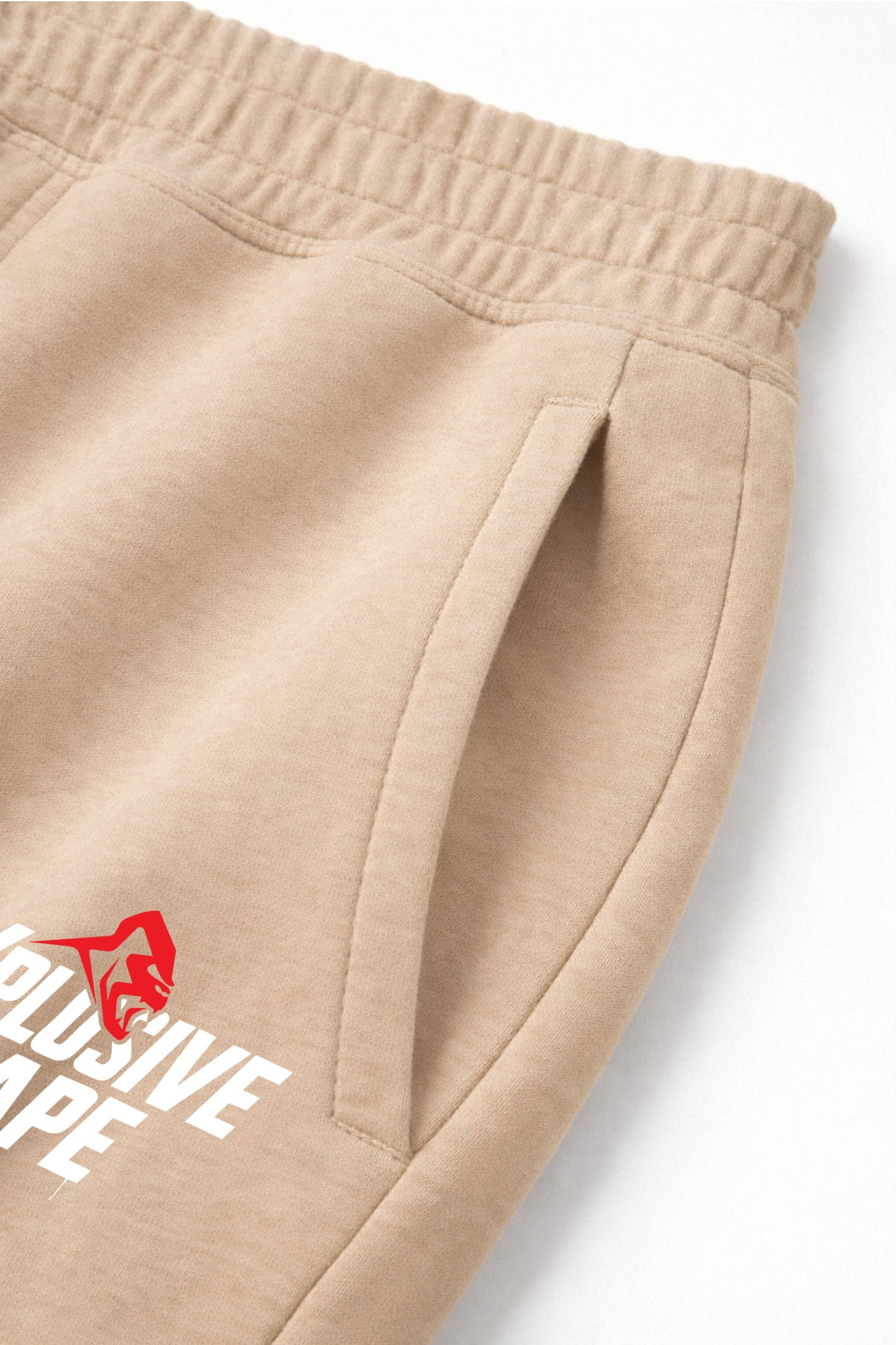 XAPE Classic Stencil Logo Joggers - Sand