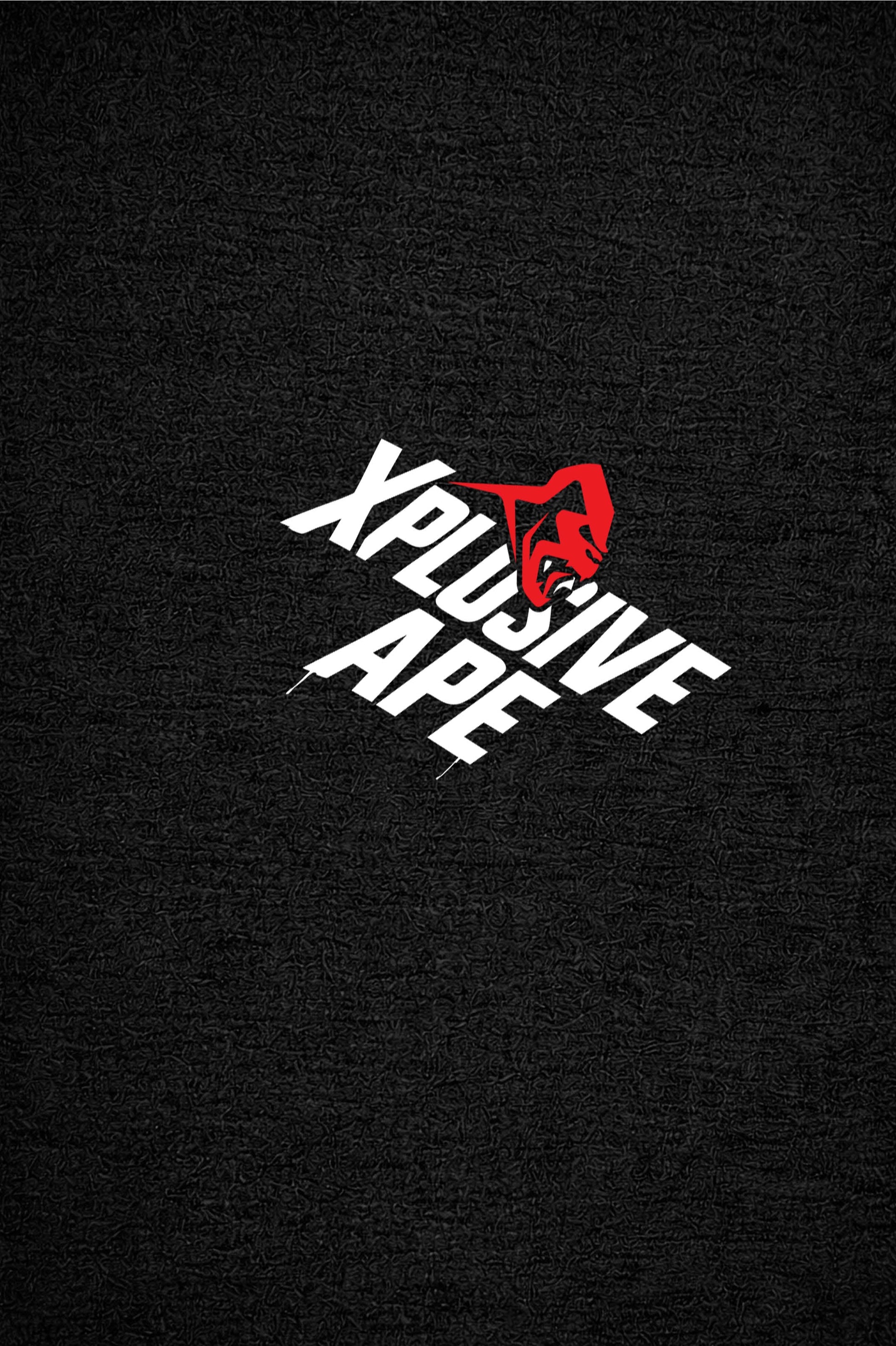 XAPE Classic Stencil Logo Tee - Black