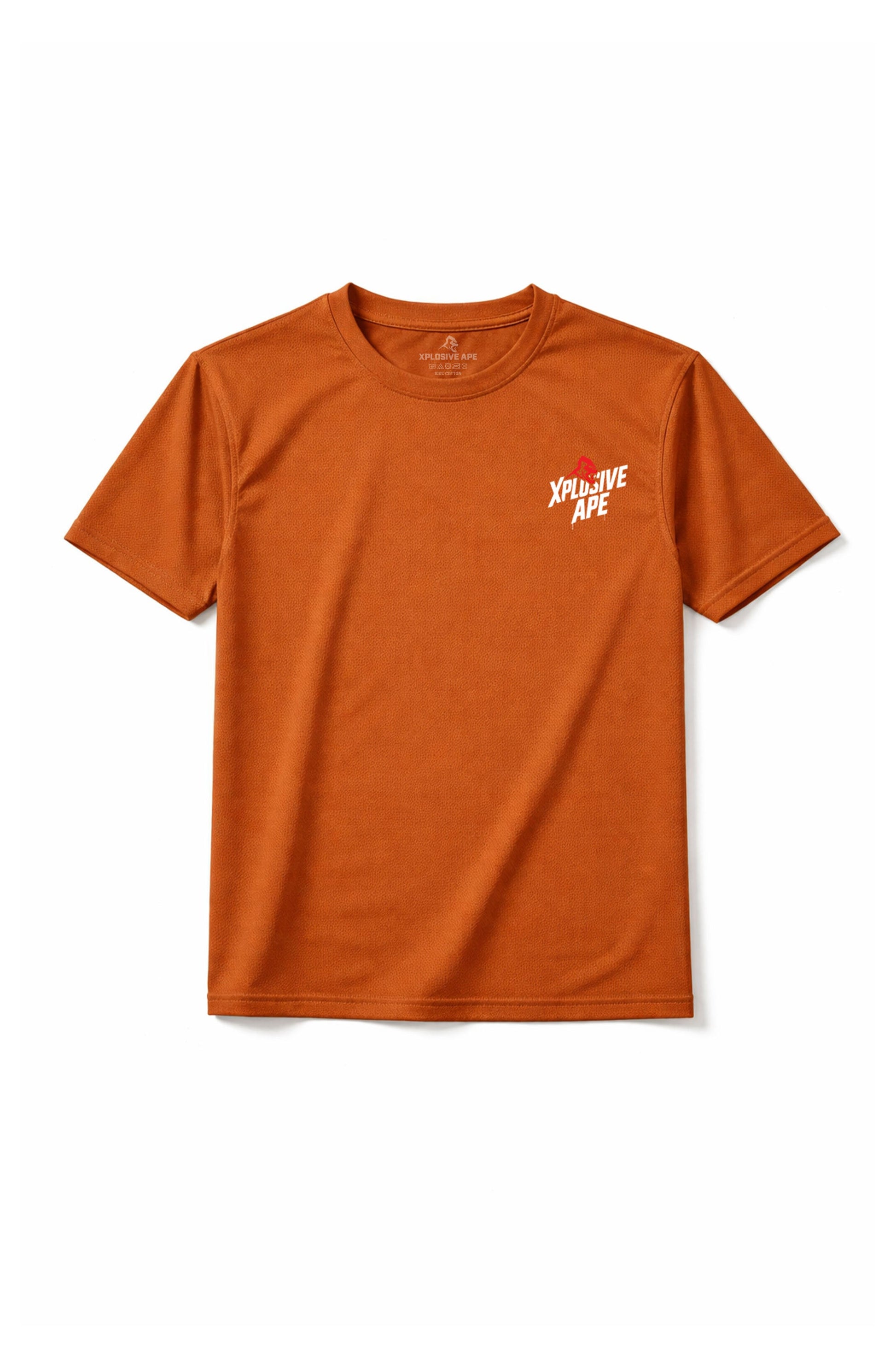 XAPE Classic Stencil Logo X Tech Tee - Orange