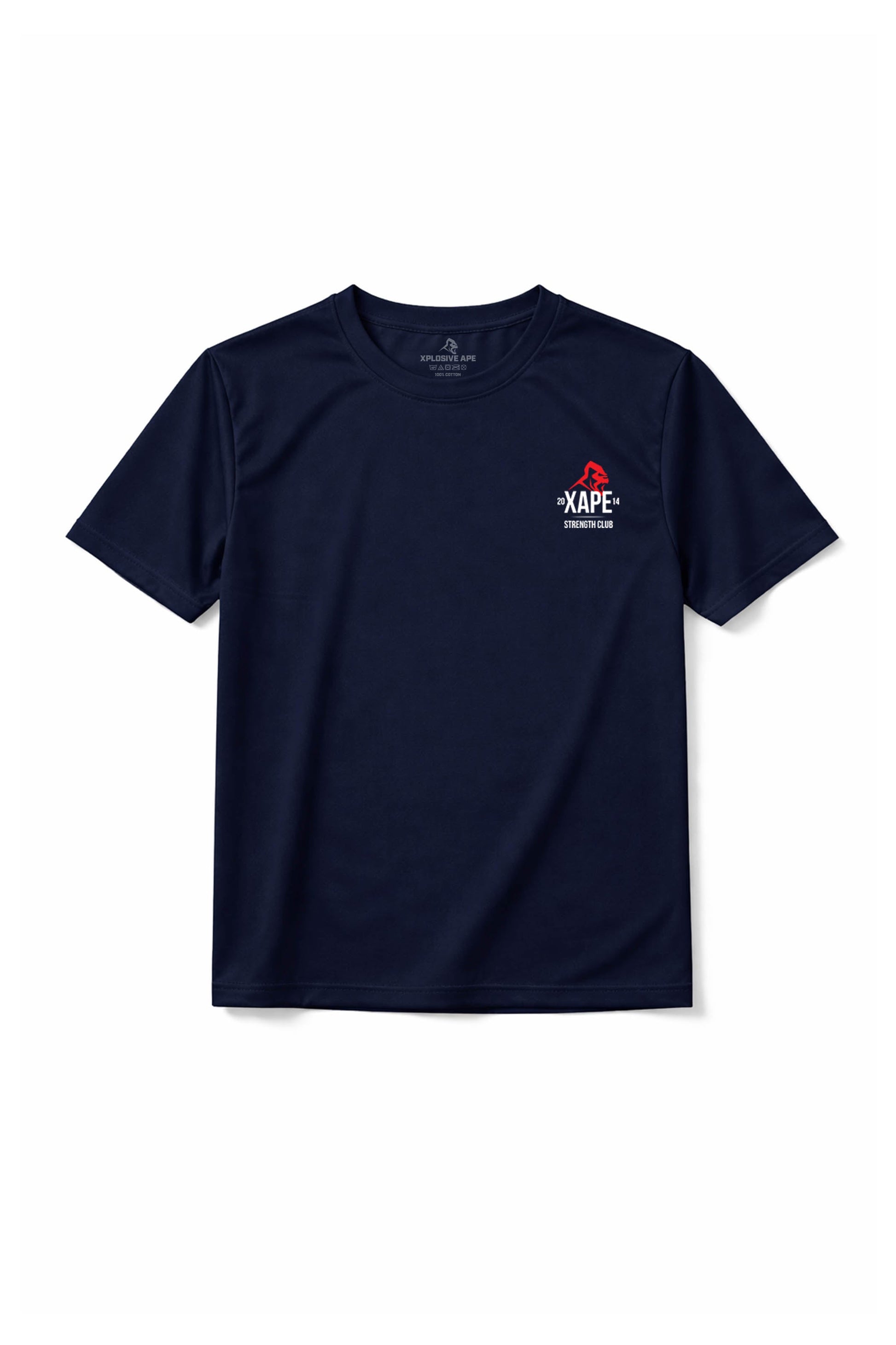 XAPE Classic Strength X Tech Tee - Navy