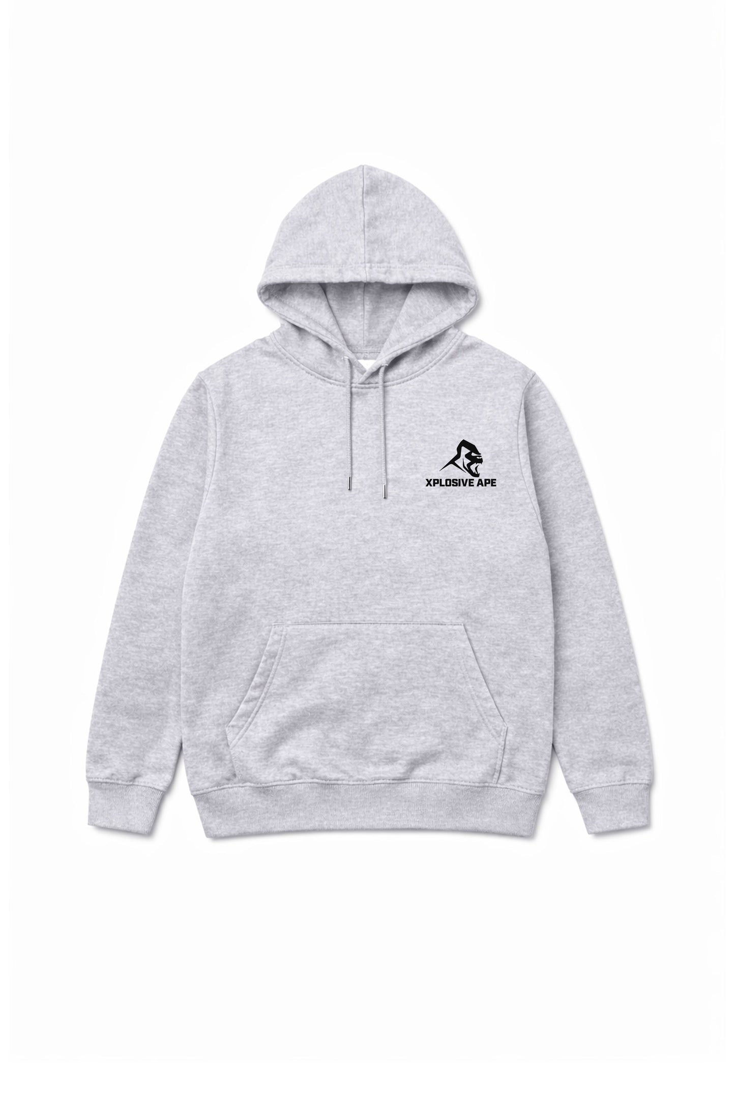XAPE Classic V2 String Hoodie - Heather Grey