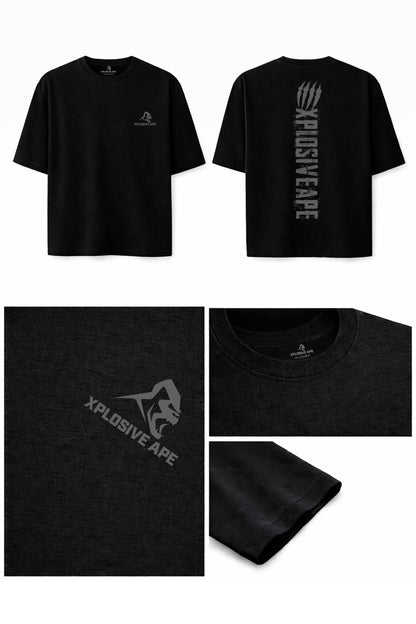 XAPE Claw Strike Oversized Tee - Black