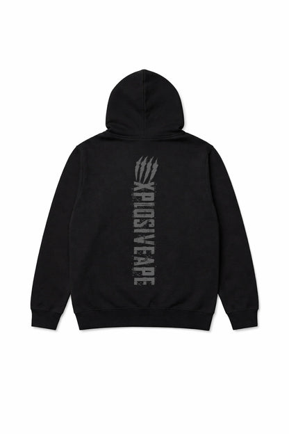 XAPE Claw Strike String Hoodie - Black