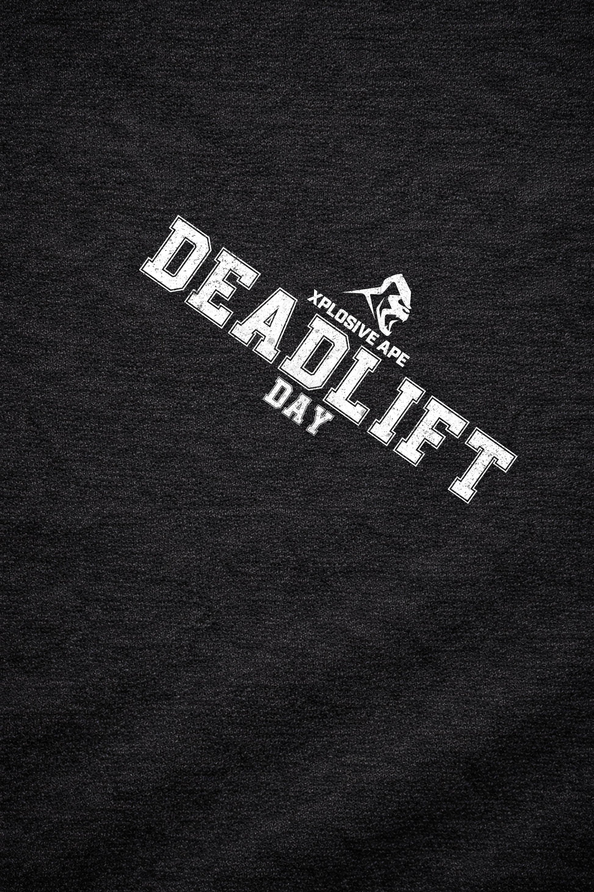 XAPE Deadlift Day V1 String Hoodie - Black