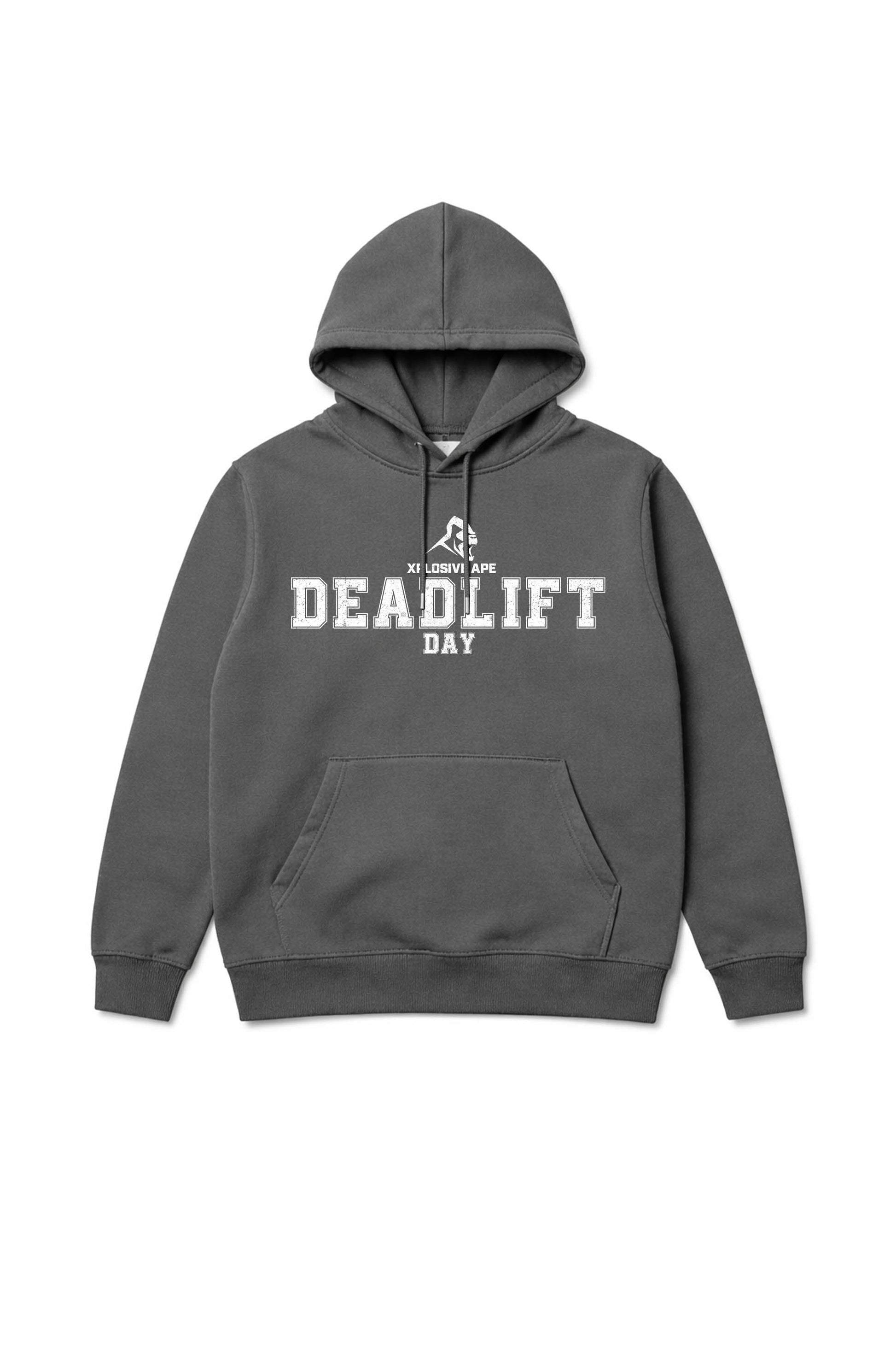 XAPE Deadlift Day V1 String Hoodie - Charcoal