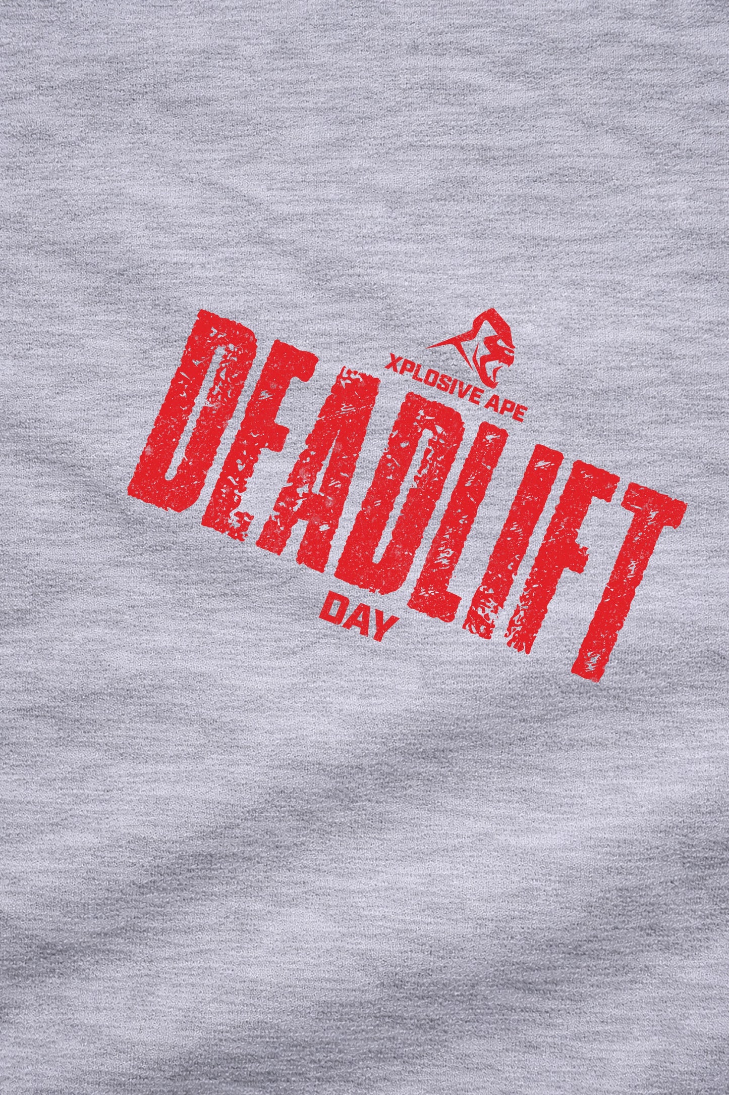 XAPE Deadlift Day V2 String Hoodie - Sports Grey