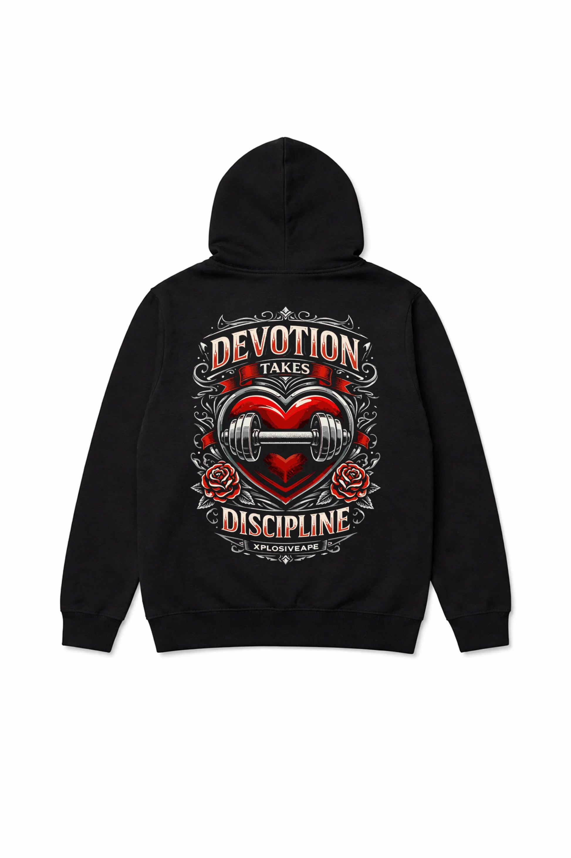 XAPE Devotion String Hoodie - Black