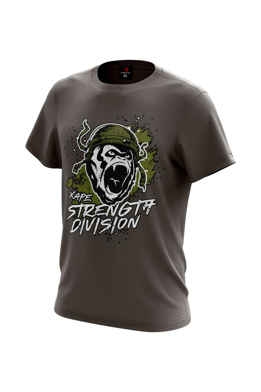 XAPE Division Tee - Charcoal