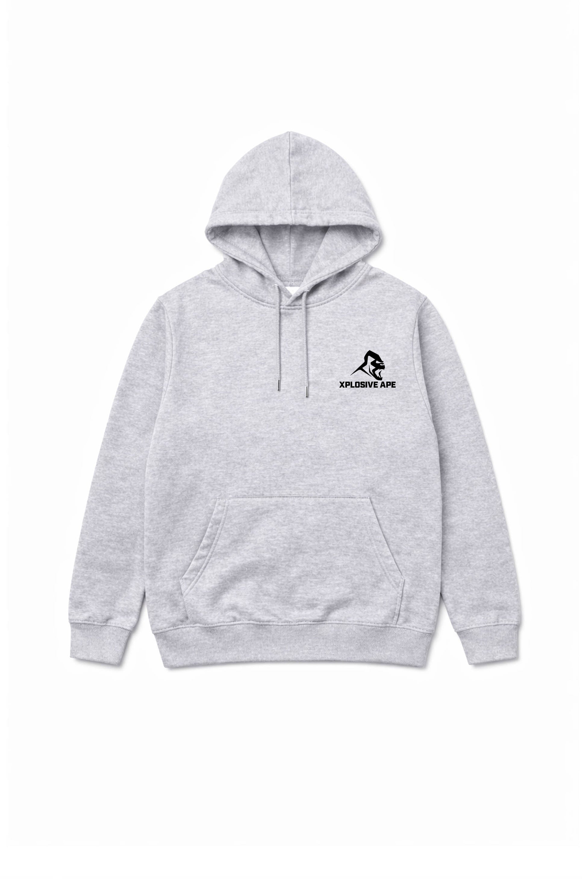 XAPE Don't Talk To Me V2 String Hoodie - Sports Grey