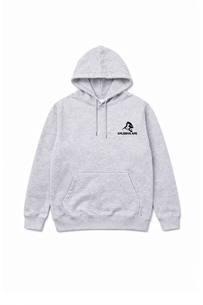 XAPE Don't Talk To Me V2 String Hoodie - Sports Grey
