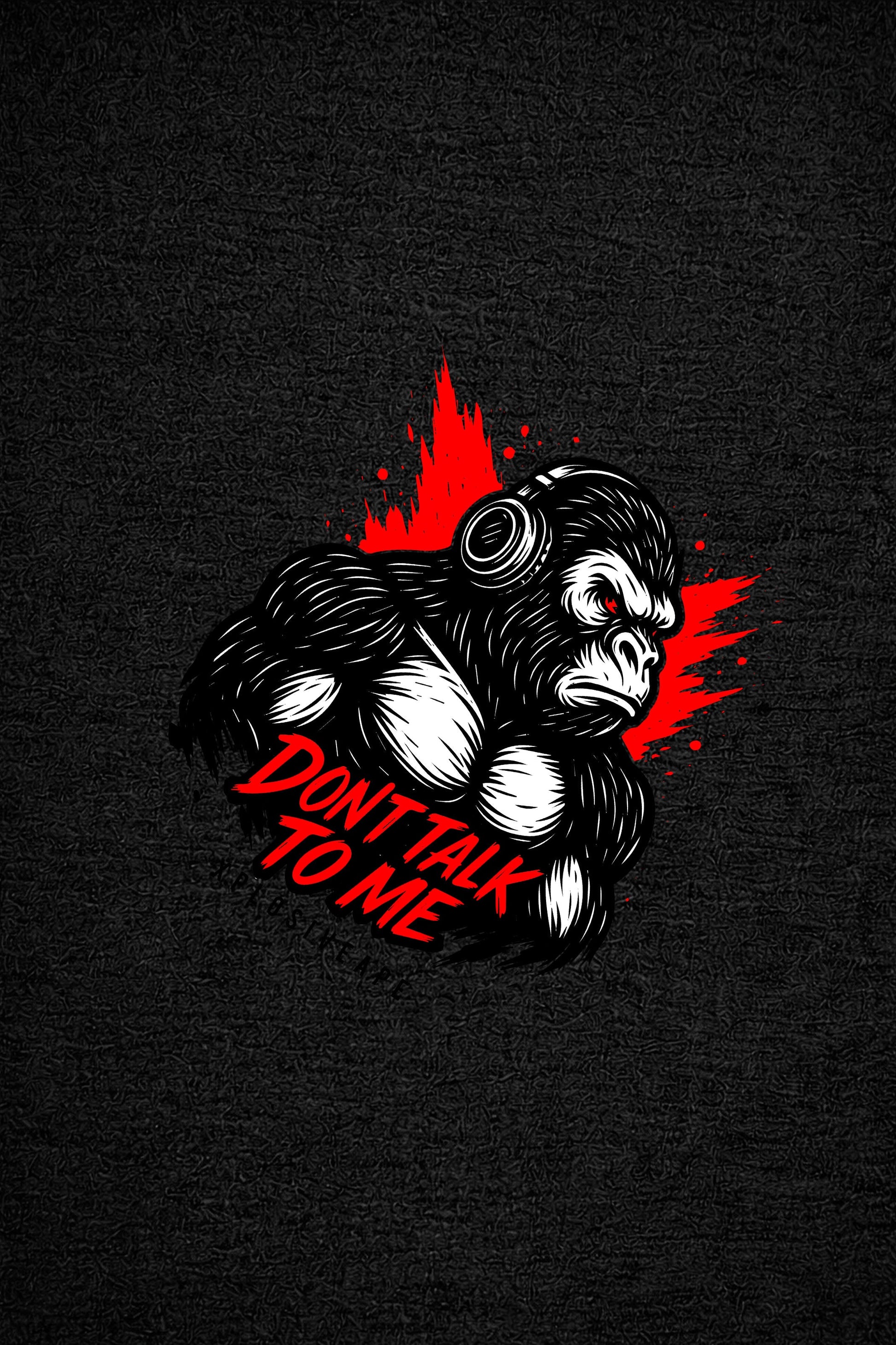 XAPE Don't Talk To Me V3 Tee - Black