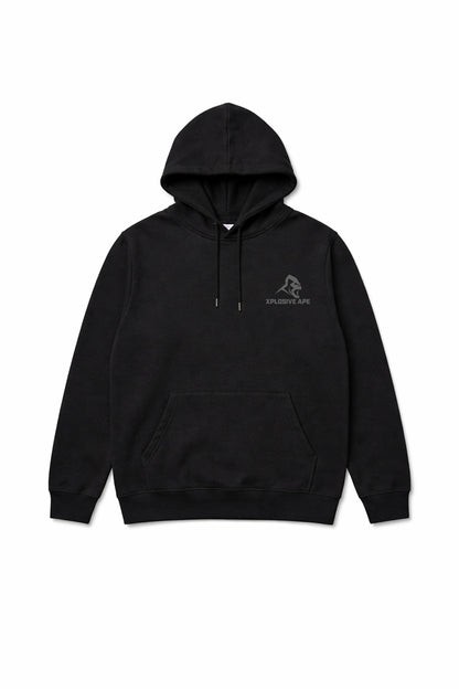 XAPE Earned Not Given String Hoodie - Black