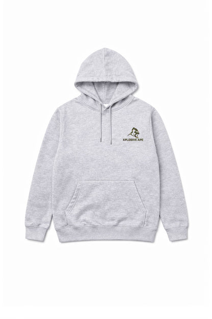 XAPE Essential Camo V2 String Hoodie - Sports Grey