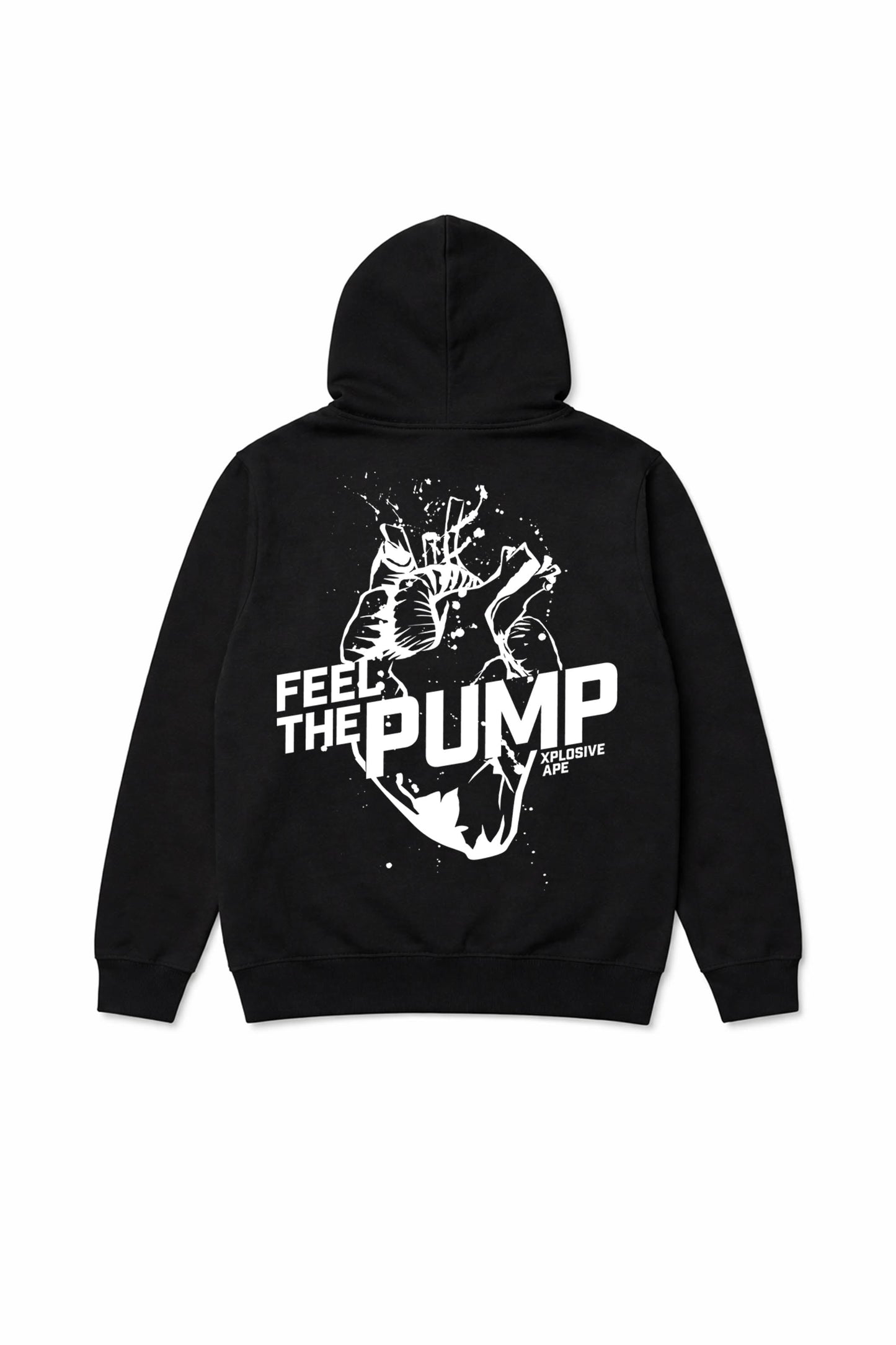 XAPE Feel The Pump Hoodie - Black