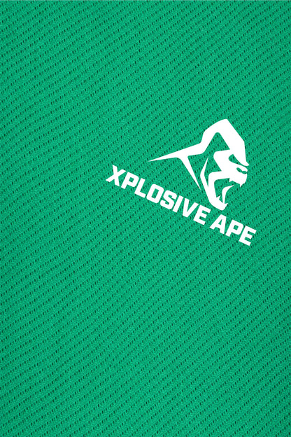 XAPE Futuristic Tech Tee - Kelly Green
