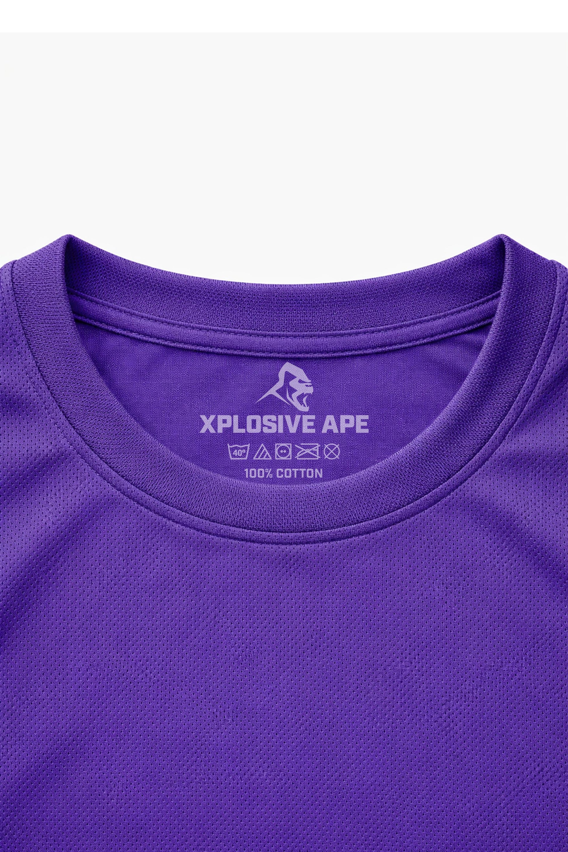 XAPE Futuristic Tech Tee - Purple