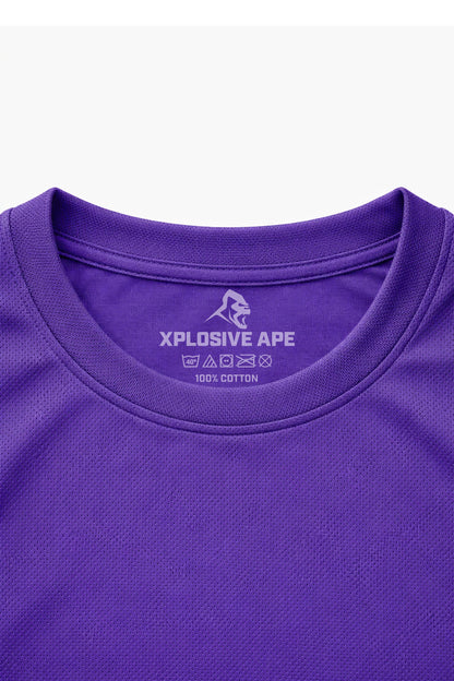 XAPE Futuristic Tech Tee - Purple